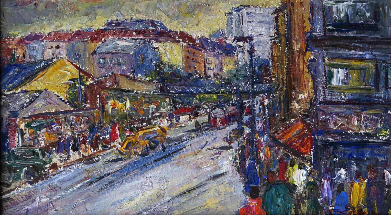 Ferdinand Kotvald - Křižovatka Bulhar v Praze