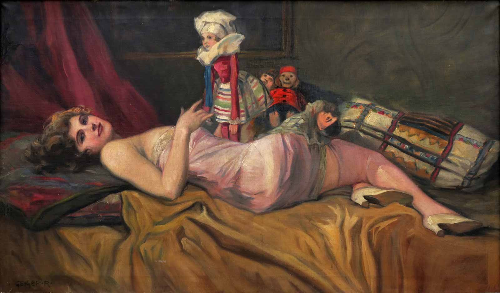 Richard Geiger - Dívka s panenkami