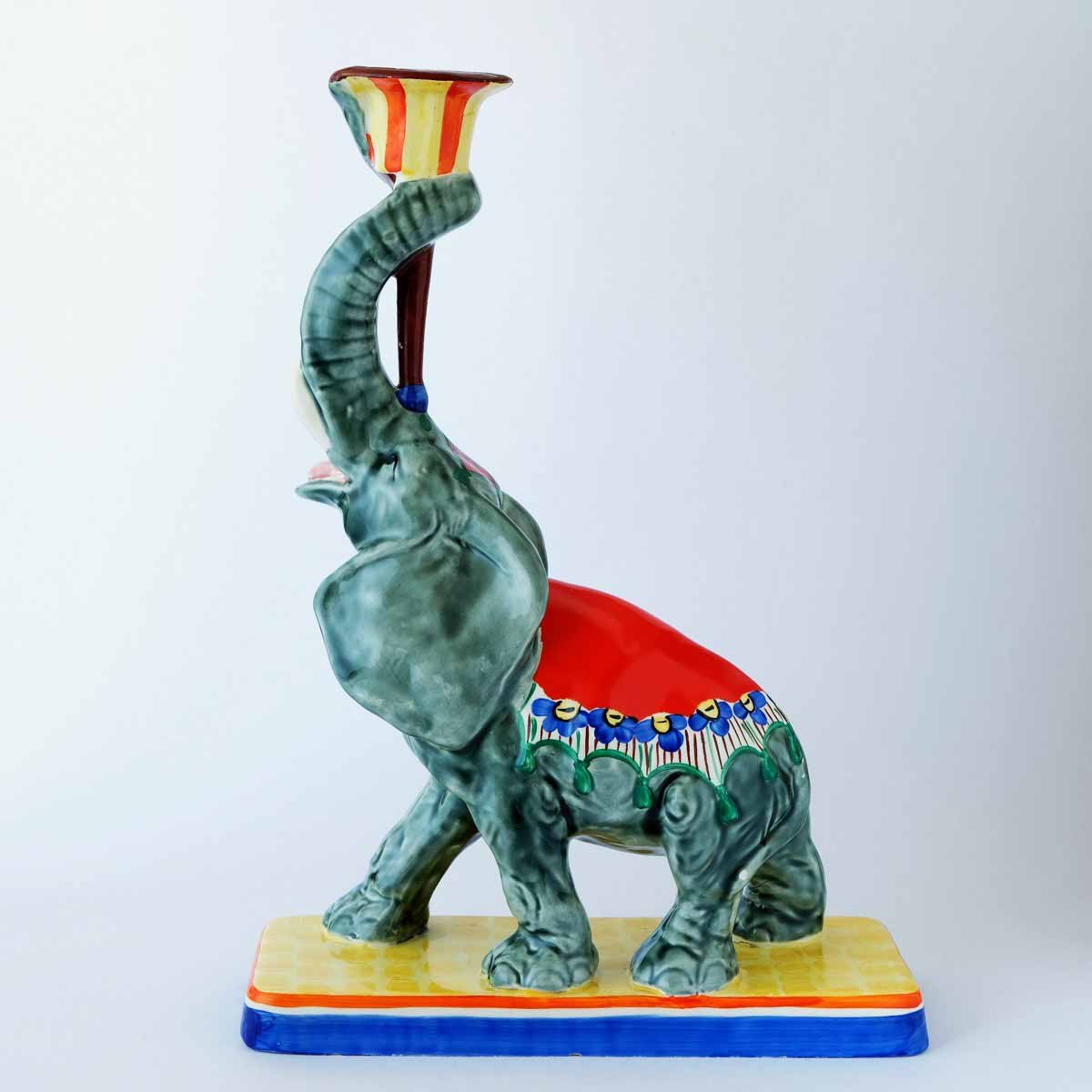 Svícen "Slon" ve stylu art deco - Royal Dux