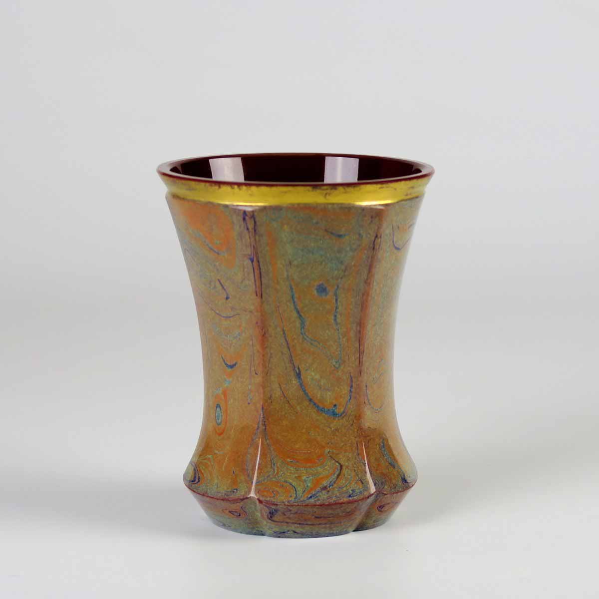 Lithyalinová číše - F. Egermann