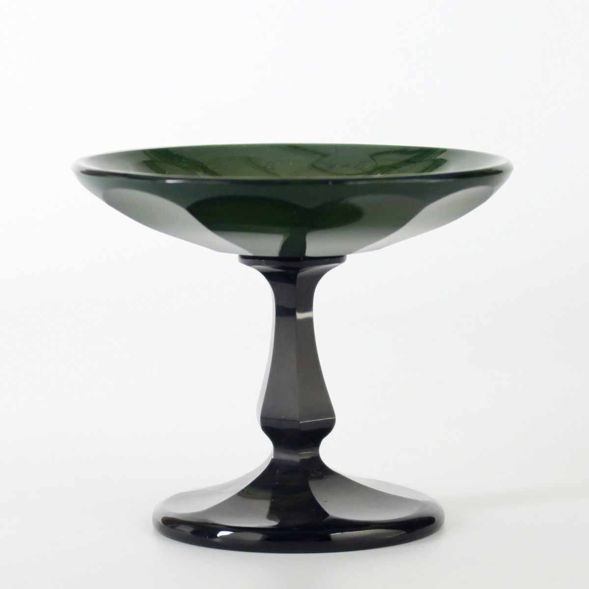 Lithyalinová miska na noze - F. Egermann