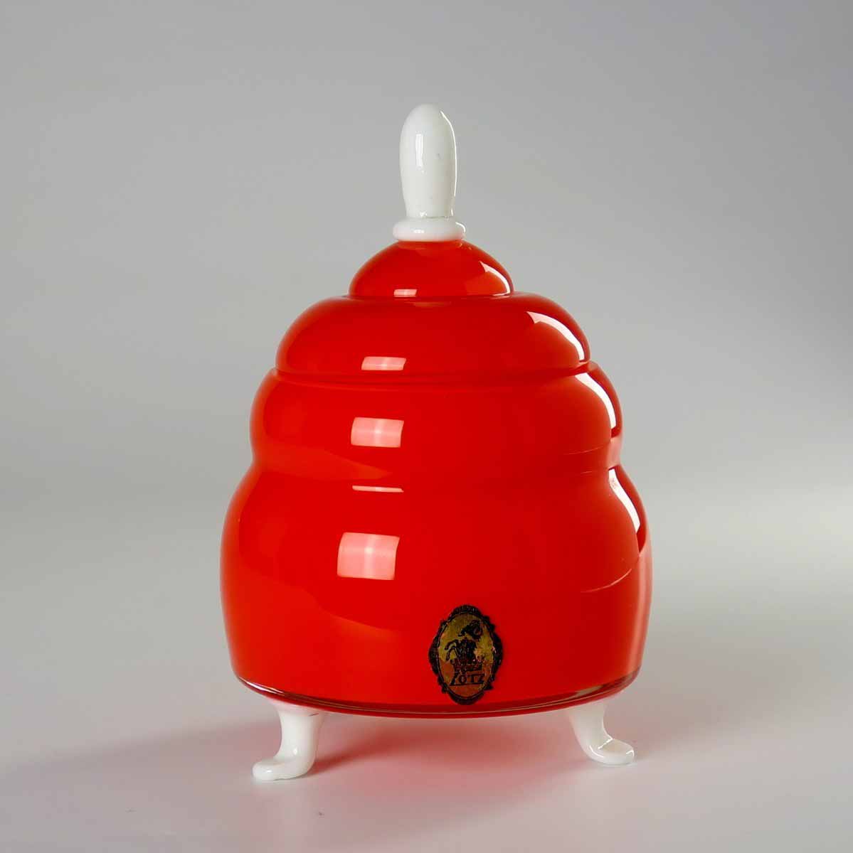 Dóza s víkem - Lötz