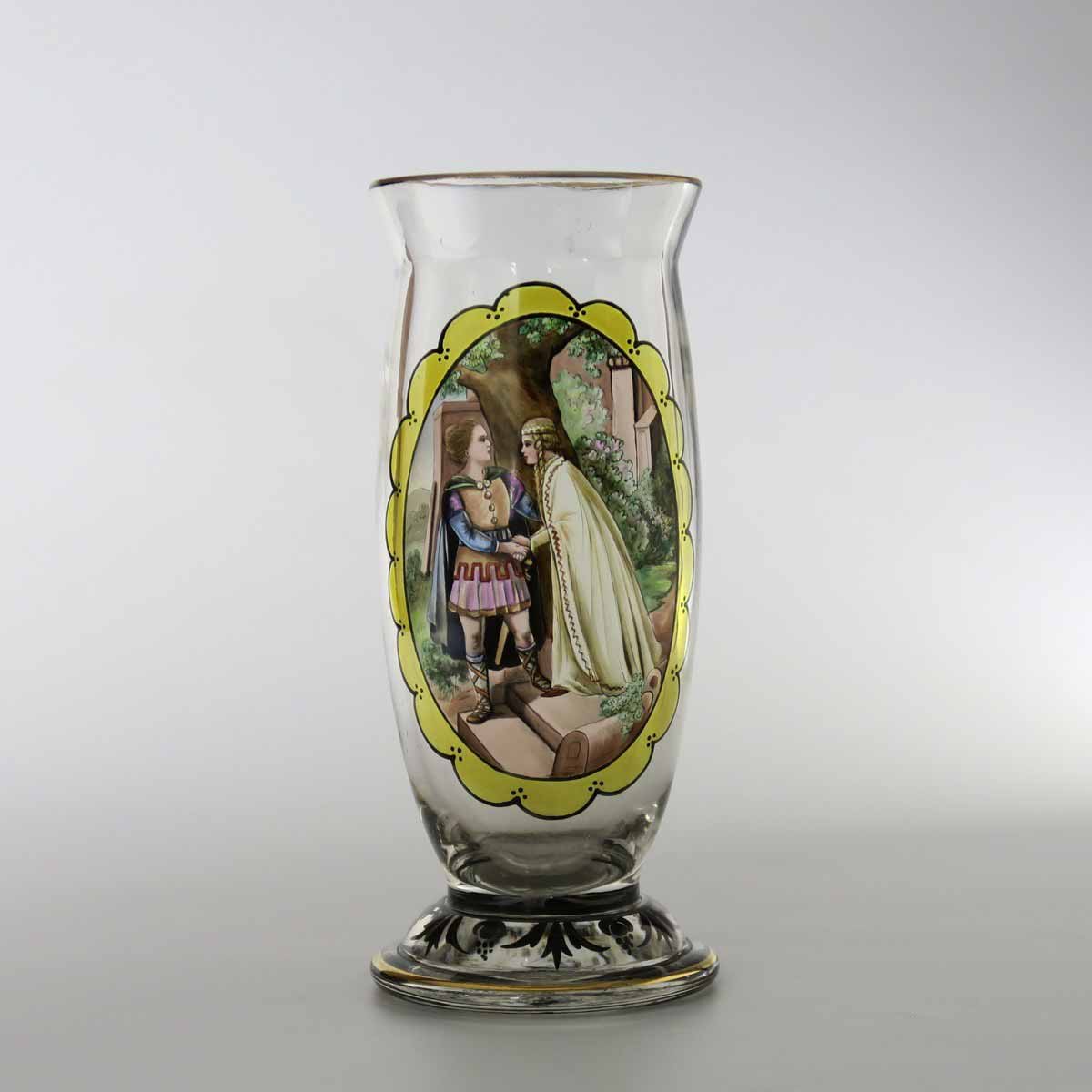 Váza s motivem milenců
