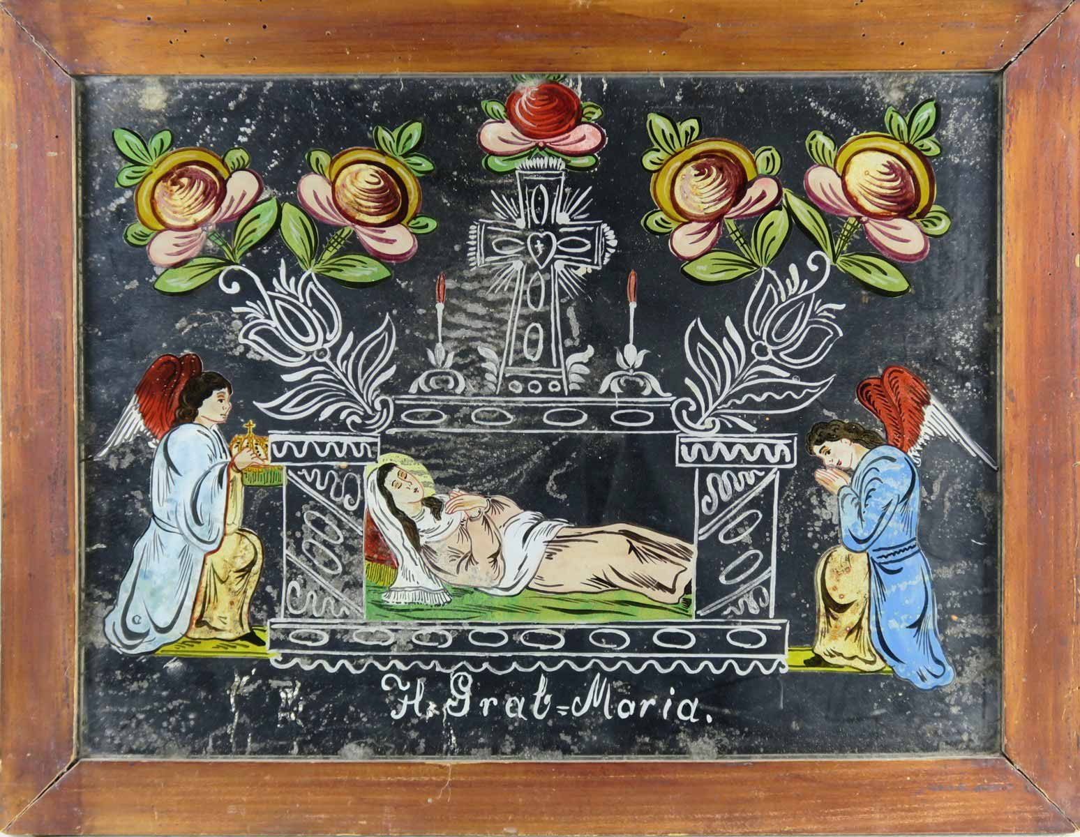 Podmalba - Hrob Panny Marie