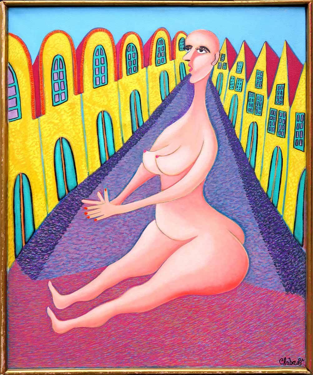 Karel Chaba (1925 - 2009) | Ženský akt - Máňa Černická