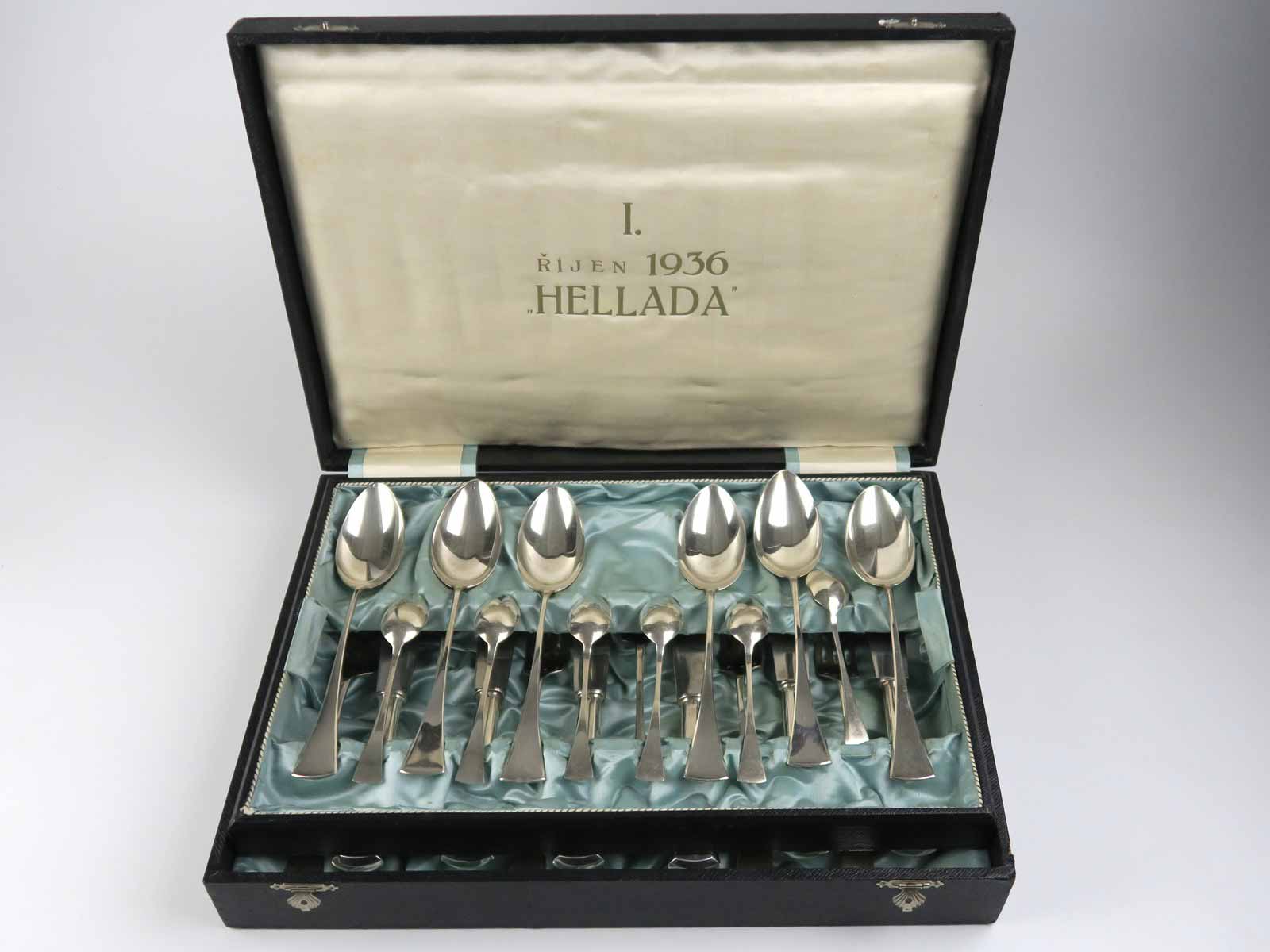 Stříbrné příbory pro 6 osob