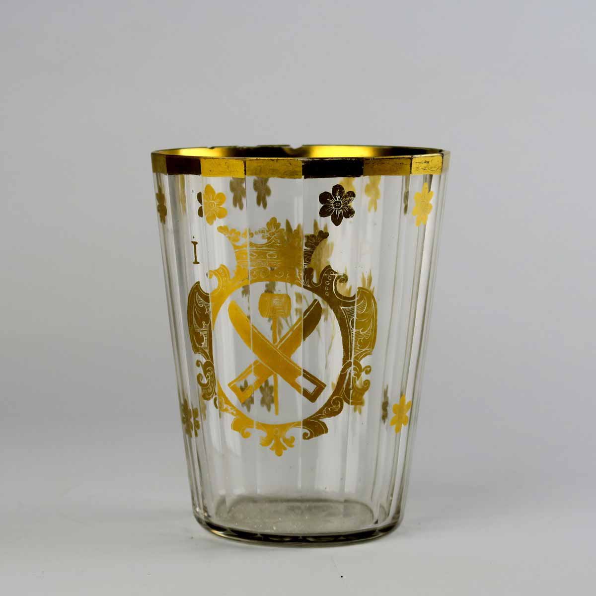 Rokoková číška cechovní