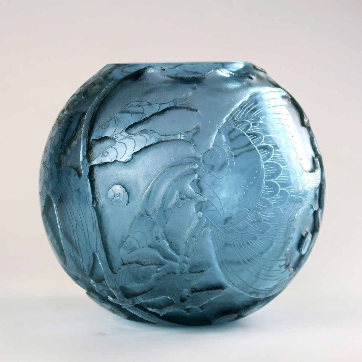 Váza "Mořský svět" - Hussmann, Moser