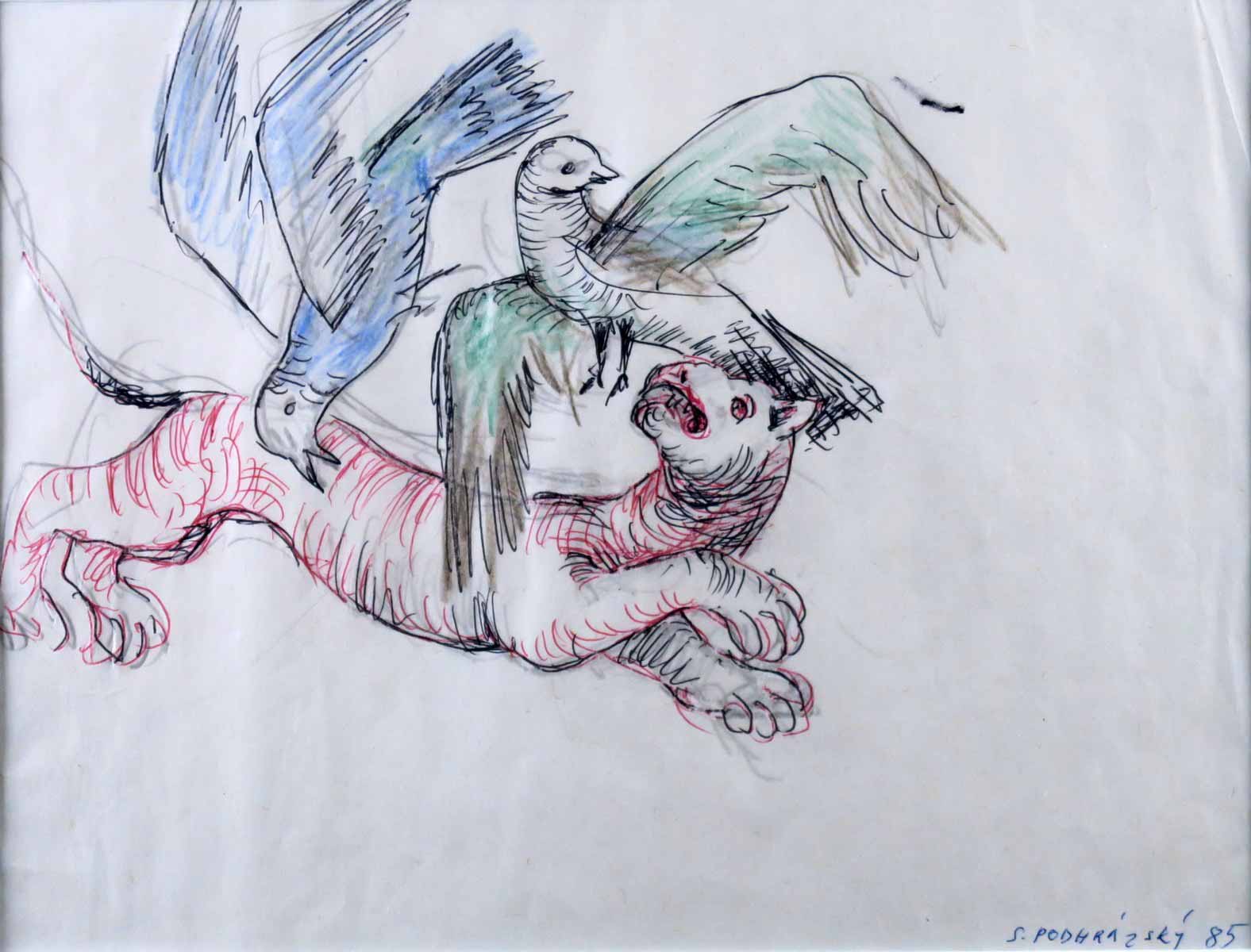 Stanislav Podhrázský (1920 - 1999) | Zvířecí souboj