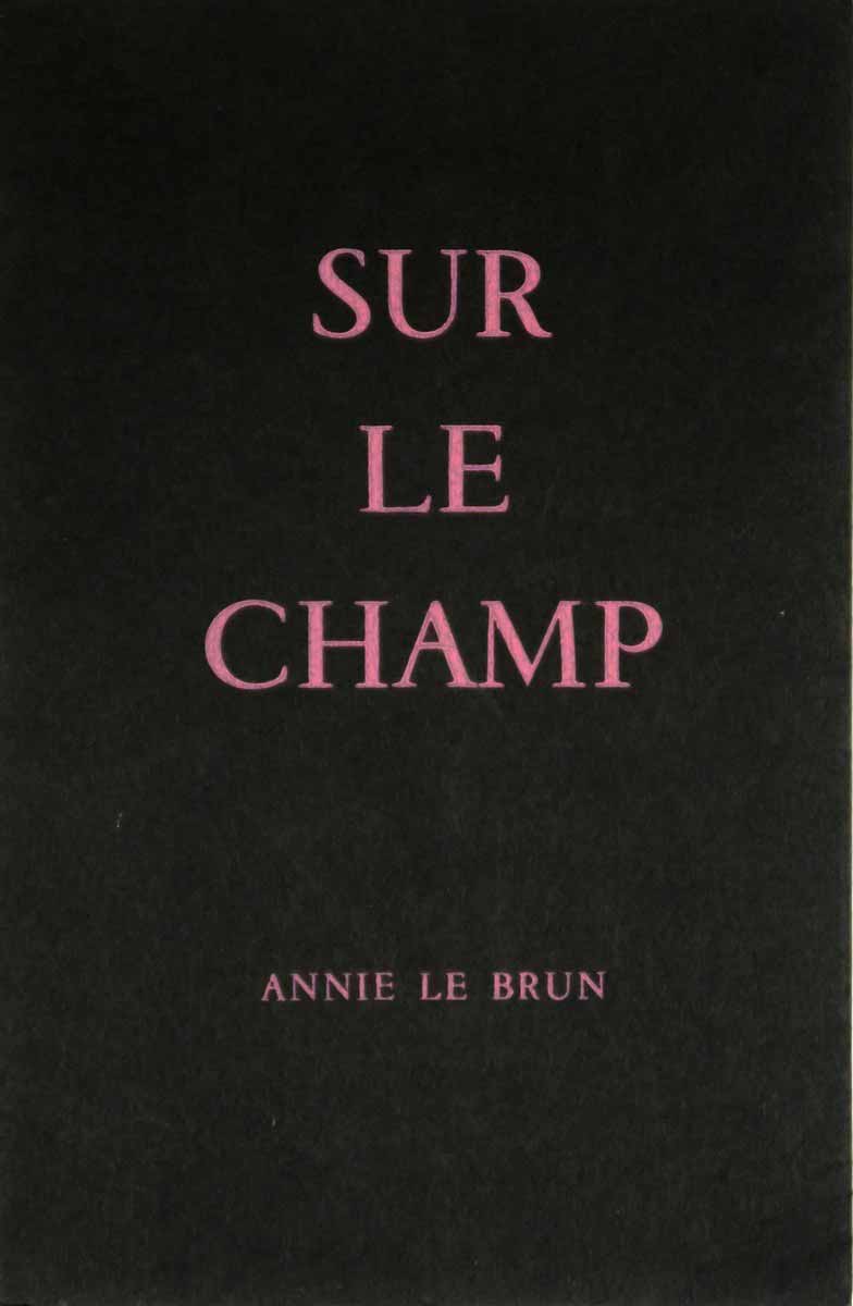 Toyen (1902 - 1980) Annie Le Brun | Sur le champ