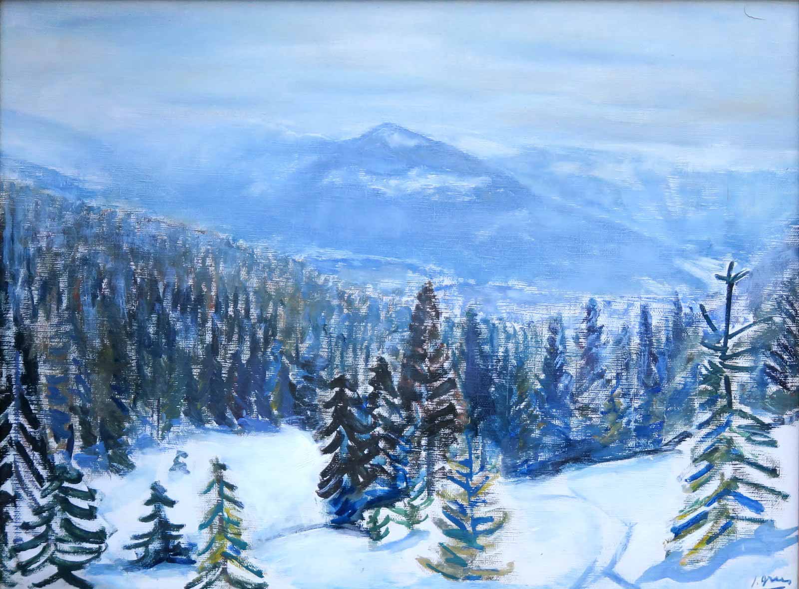 Jaroslav Grus (1891 - 1983) | Hory v zimě