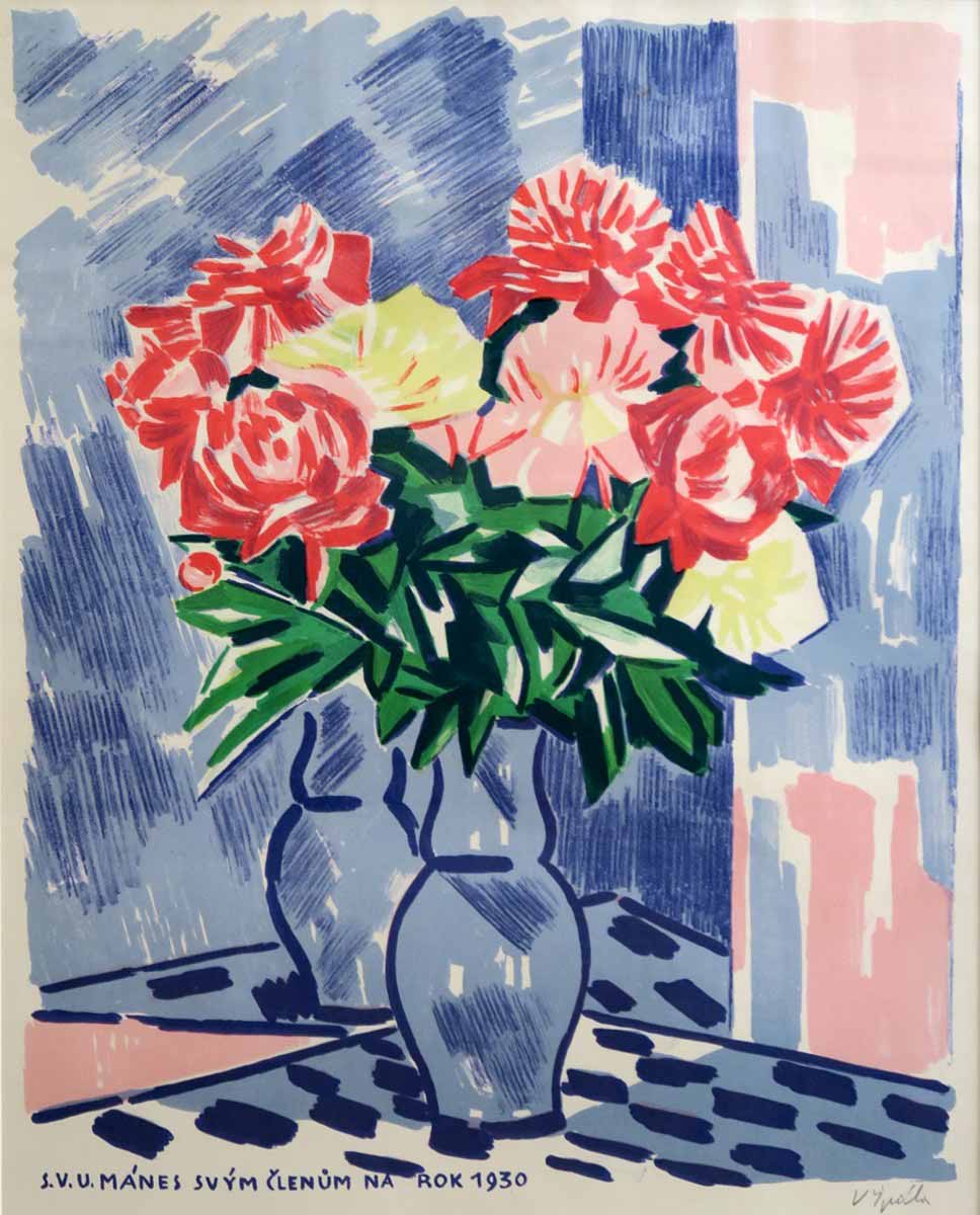 Václav Špála (1885 - 1946) - Kytice - Prémie S.V.U. Mánes z roku 1930
