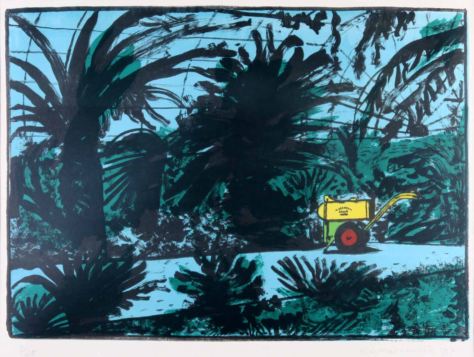 Kamil Lhoták (1912 - 1990) - Stroj ve skleníku