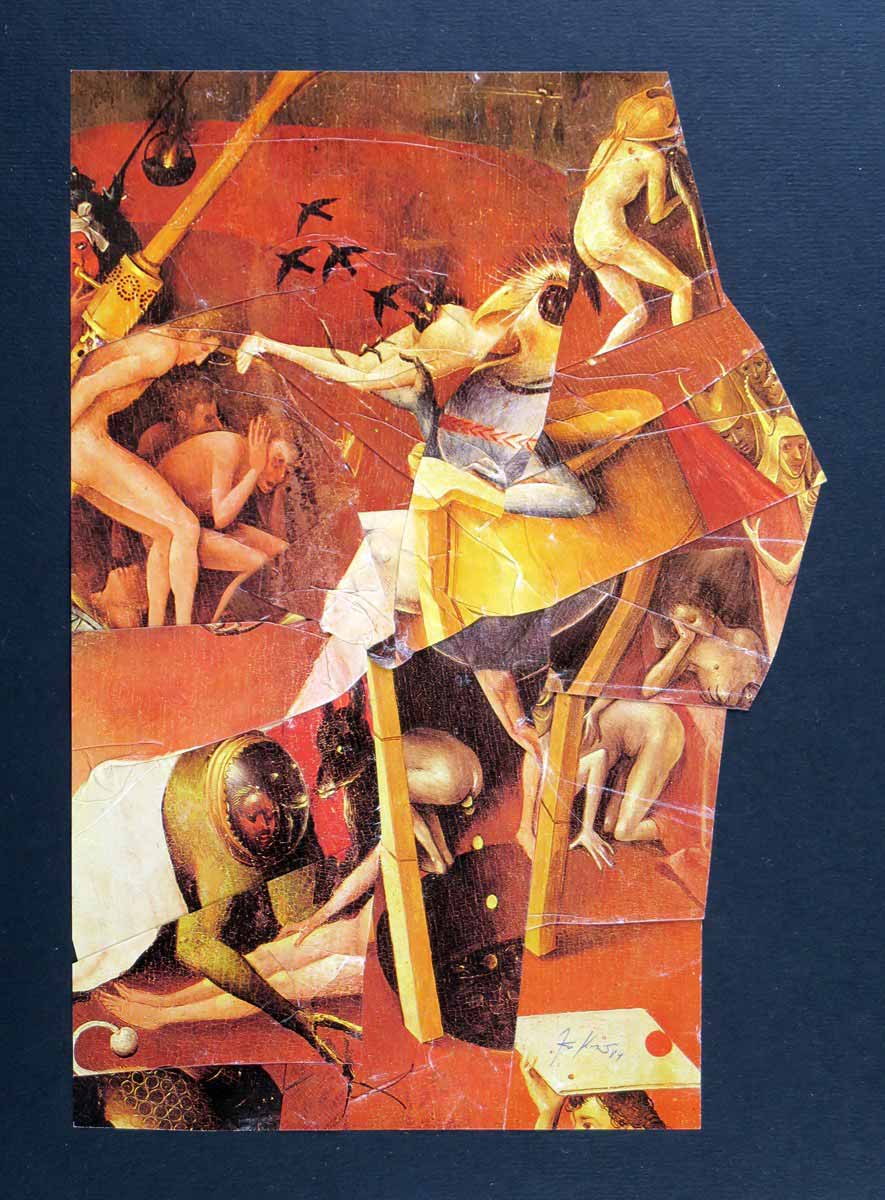 Jiří Kolář (1914 - 2002) - Hommage a Hieronymus Bosch III.