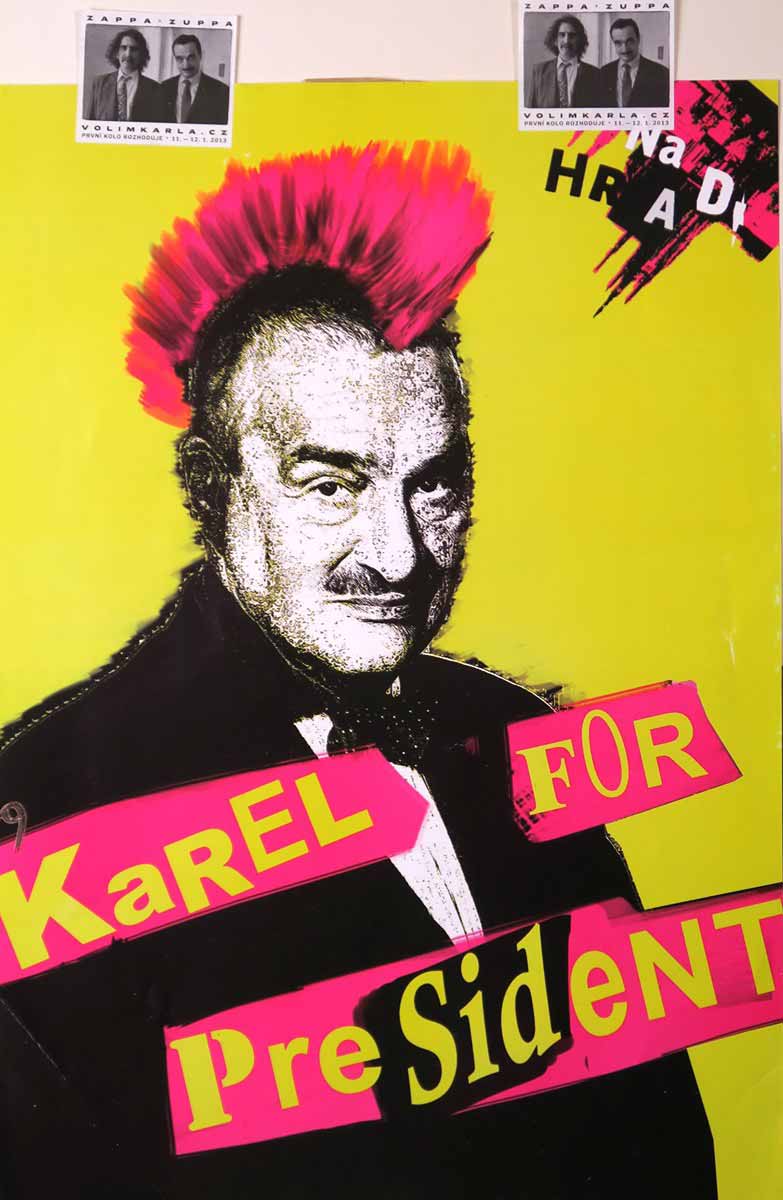 David Černý (1967) - Karel for president