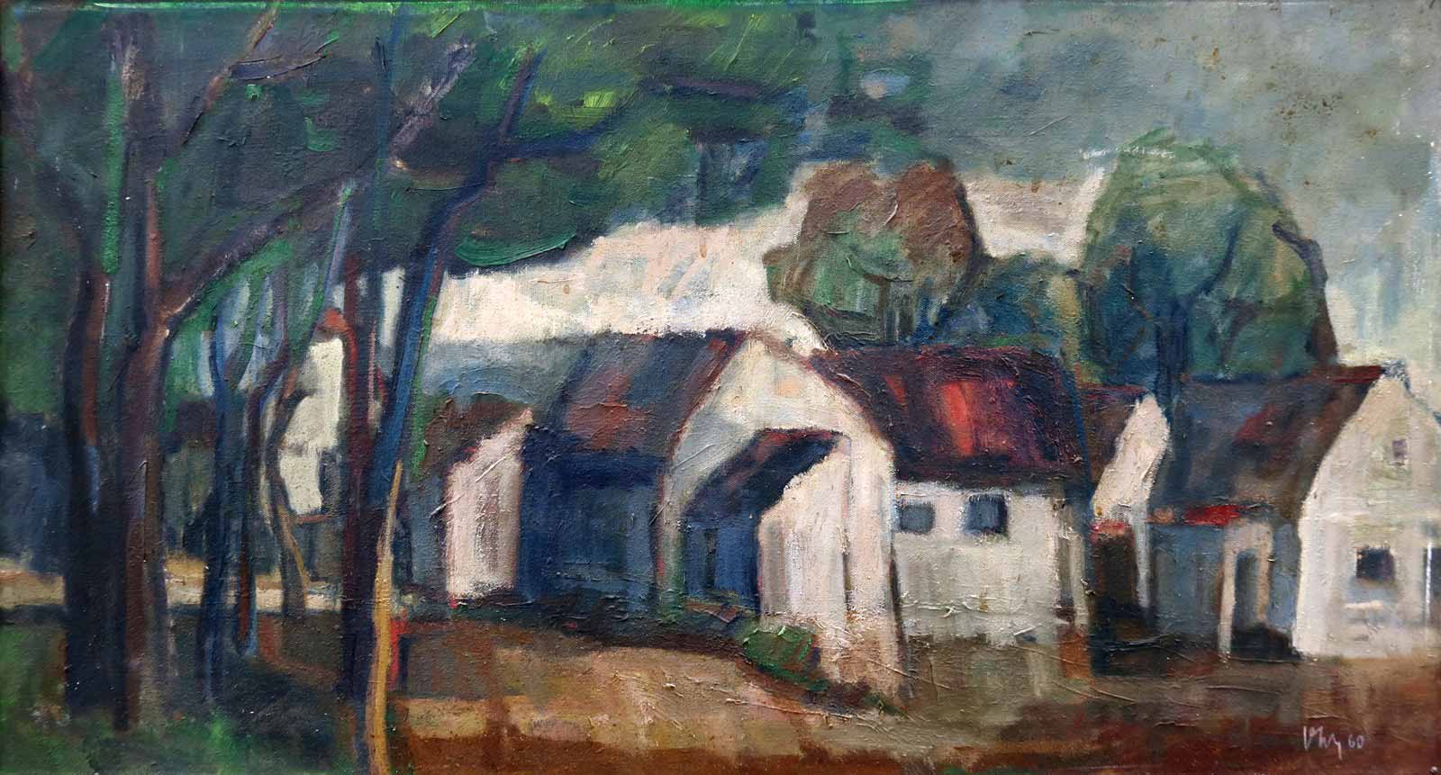 Vladislav Mirvald (1921 - 2003) - Severočeská vesnice