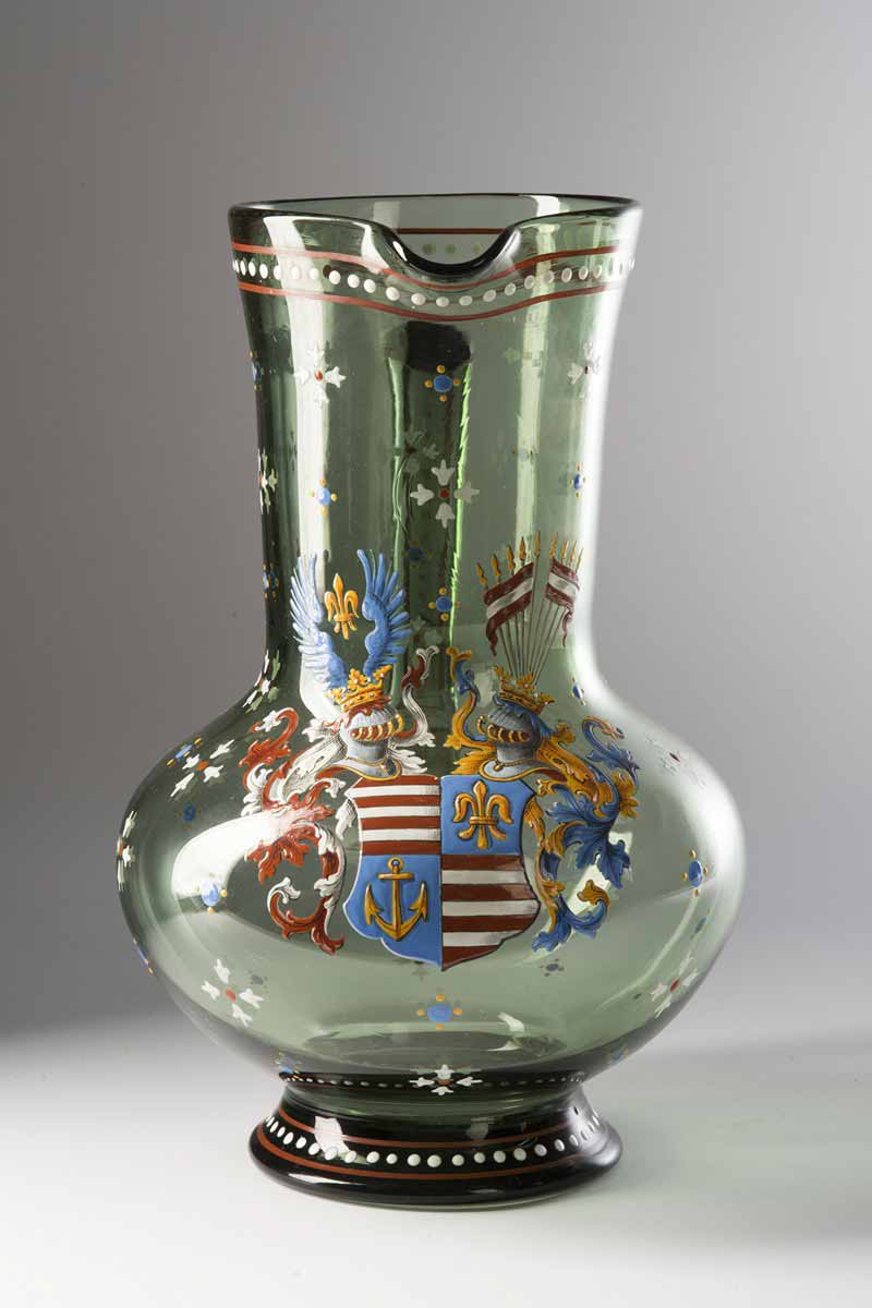 Džbán s erbem - Lobmeyr