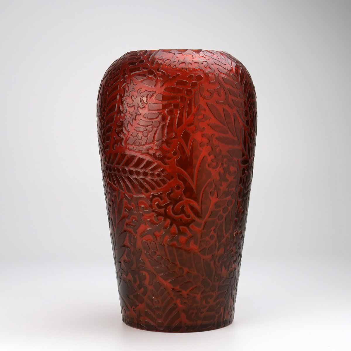 Art deco cameo váza - Krasno