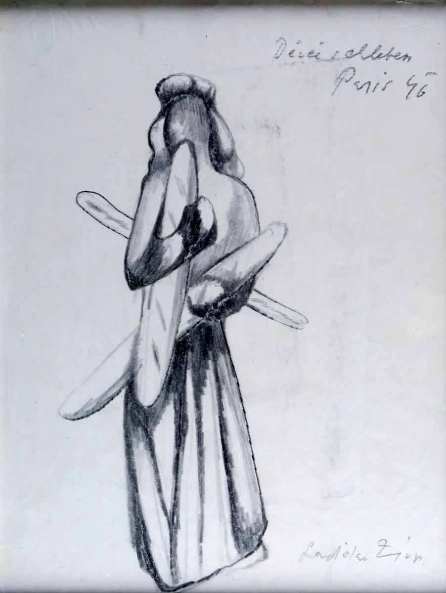 Ladislav Zívr (1909 - 1980) - Děvče s chlebem