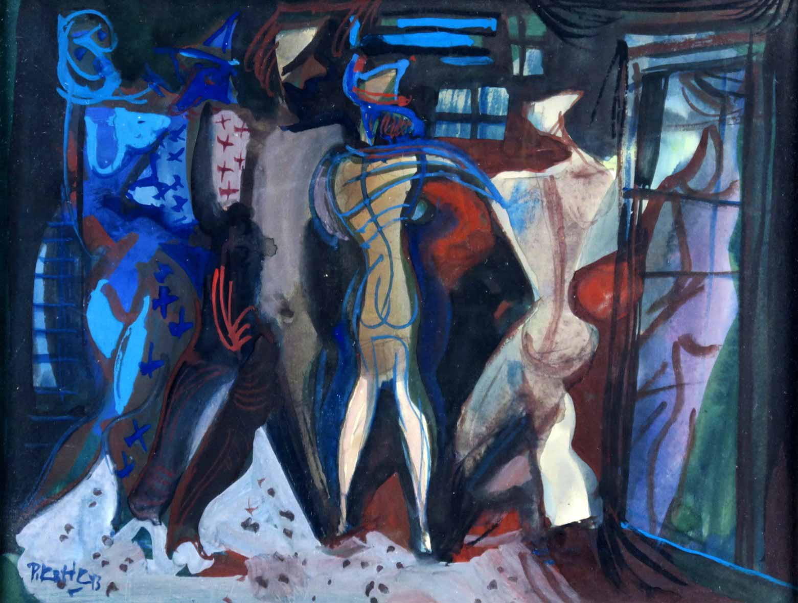 Pravoslav Kotík (1889 - 1970) - Postavy v ateliéru