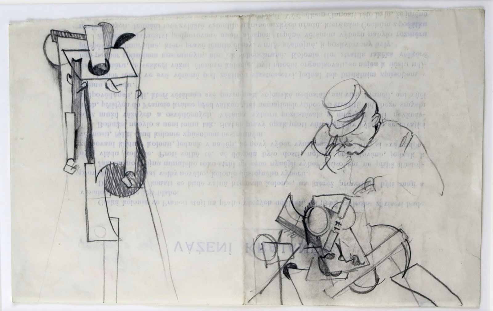 Otto Gutfreund (1889 - 1927) - Voják a kubistický voják