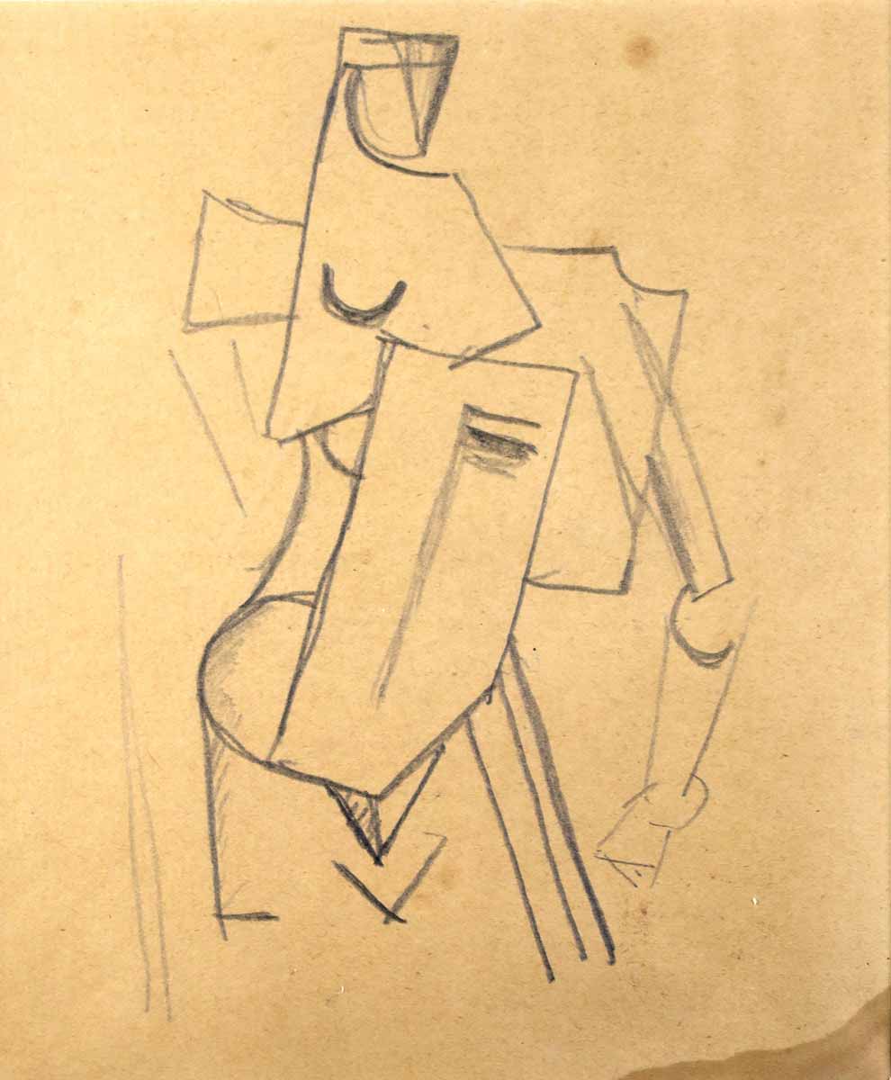 Otto Gutfreund (1889 - 1927) - Kubistická postava