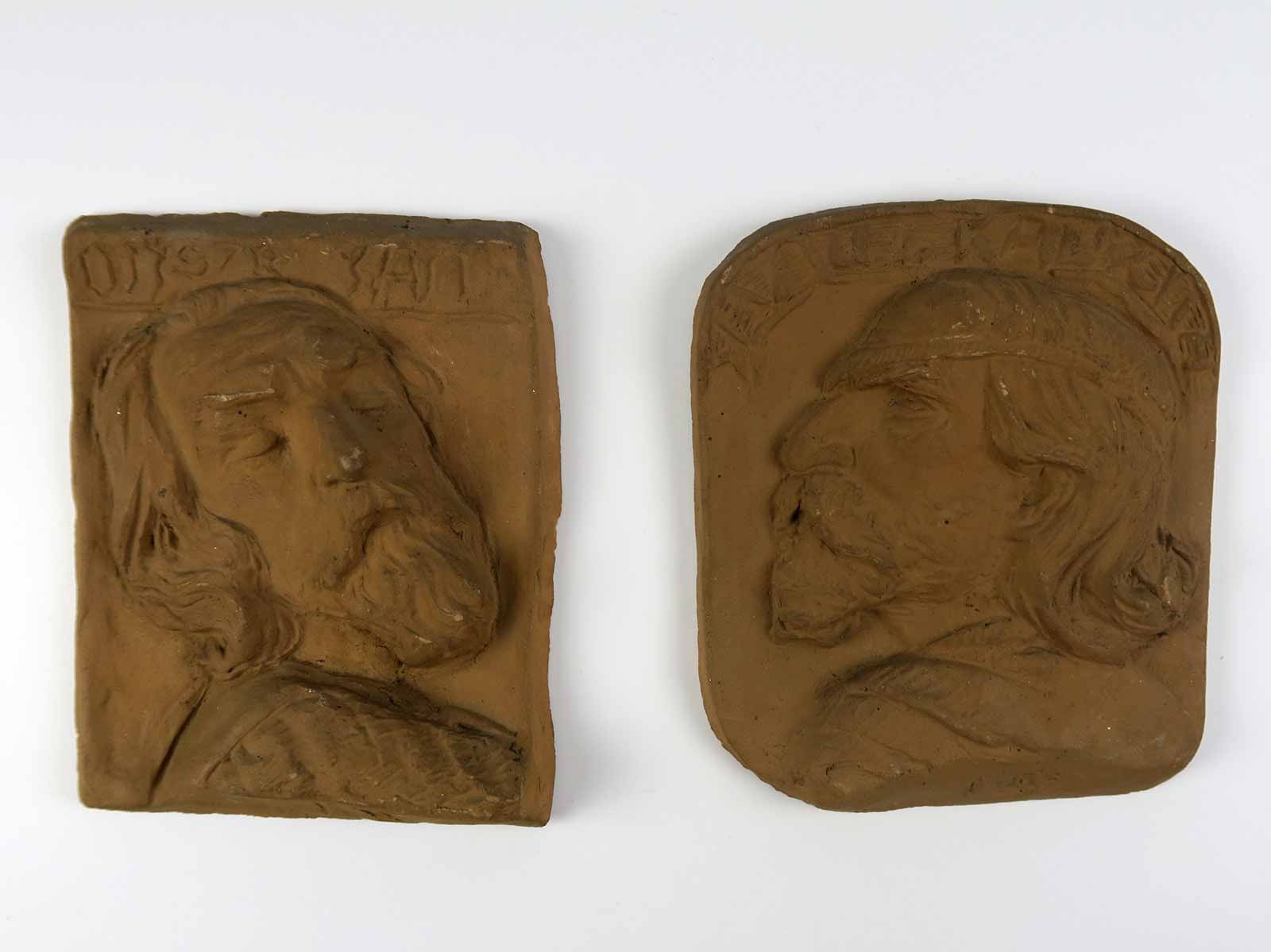 František Bílek (1872 - 1941) - Portréty J. Husa a Žižky z Trocnova