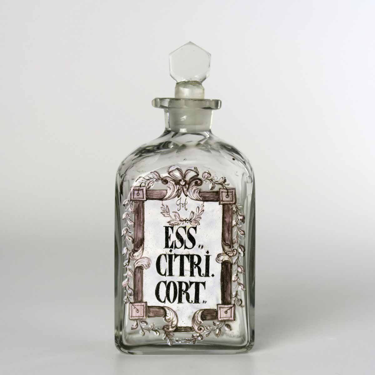 Klasicistní lékovka "ESS:CITRI.CORT:"