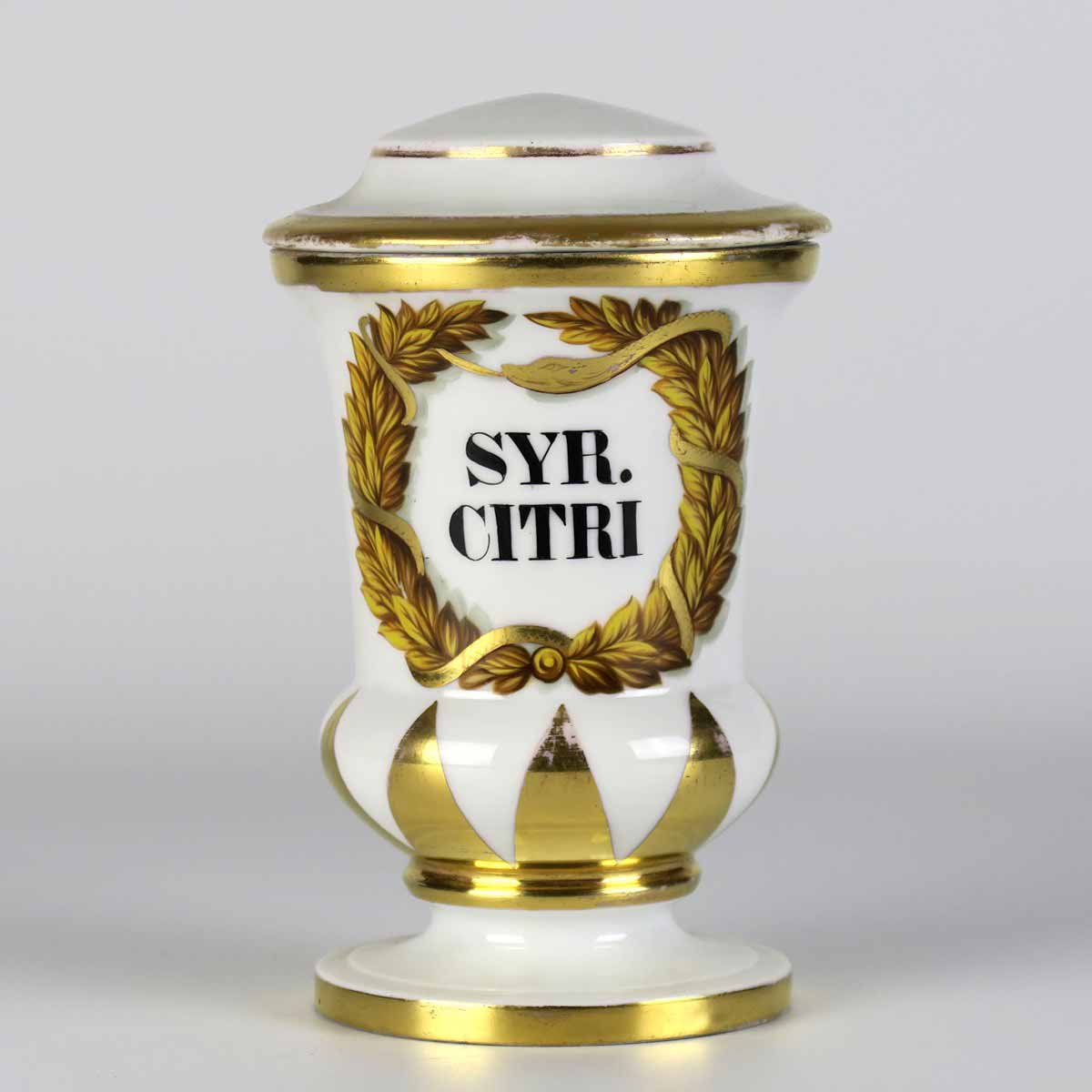 Biedermeierová lékovka "SYR.CITRI"