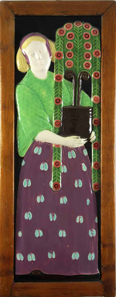 Secesní kachel - Rako