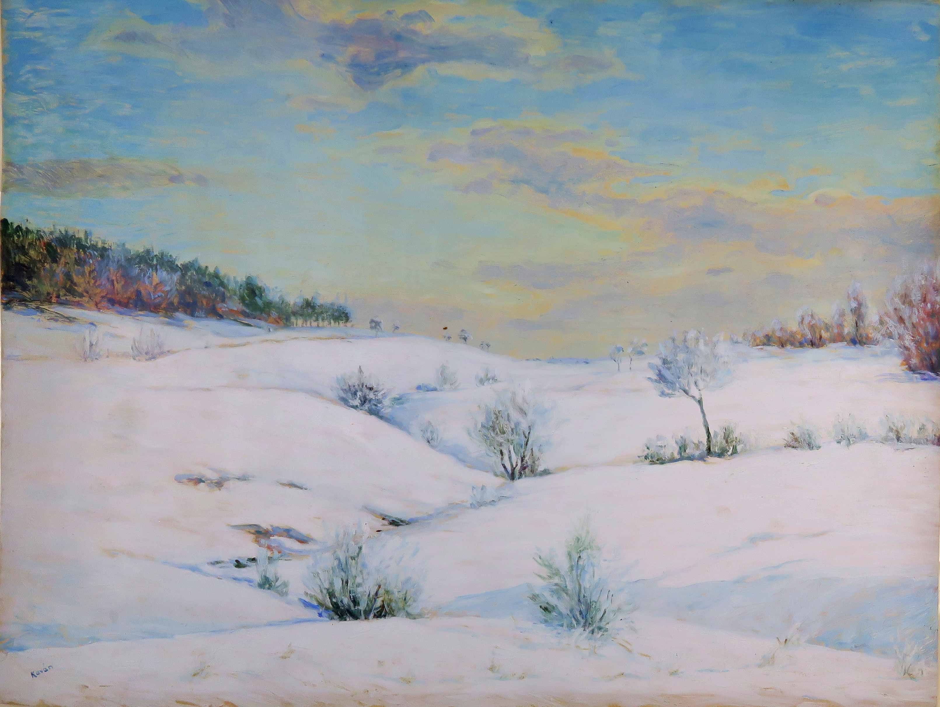 František Kaván (1866 - 1941) - Zimní krajina