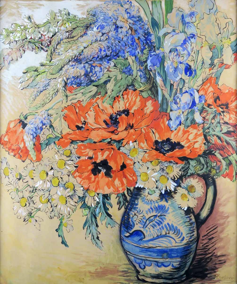 Anna Boudová (1870 - 1940) - Kytice lučních květů