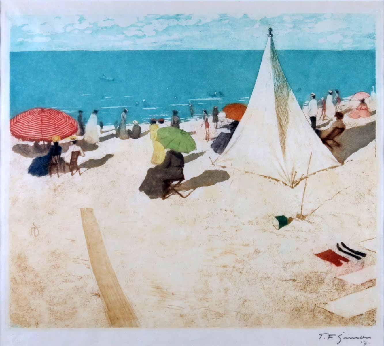 František Tavík Šimon (1877 - 1942) - Slunná pláž