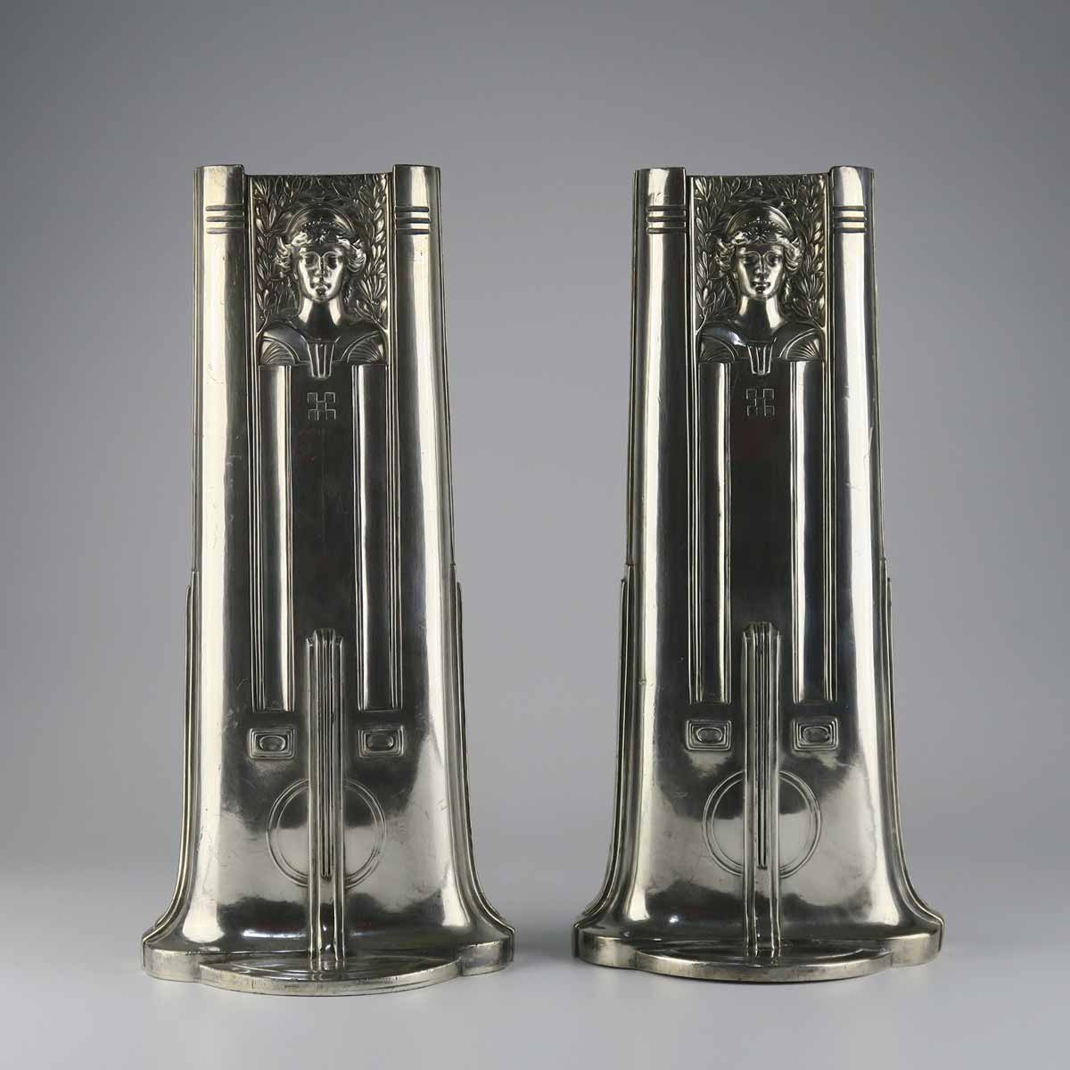 Pár secesních váz