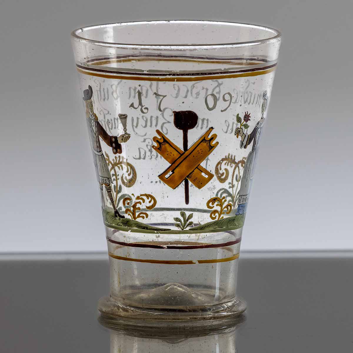 Unikátní barokní číška  - 1709