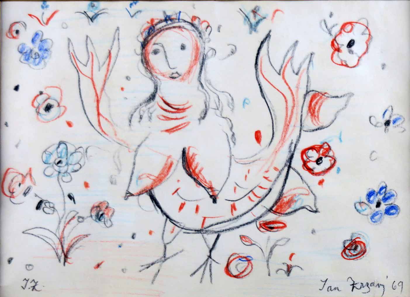 Jan Zrzavý (1890 - 1977) - Ptačí žena