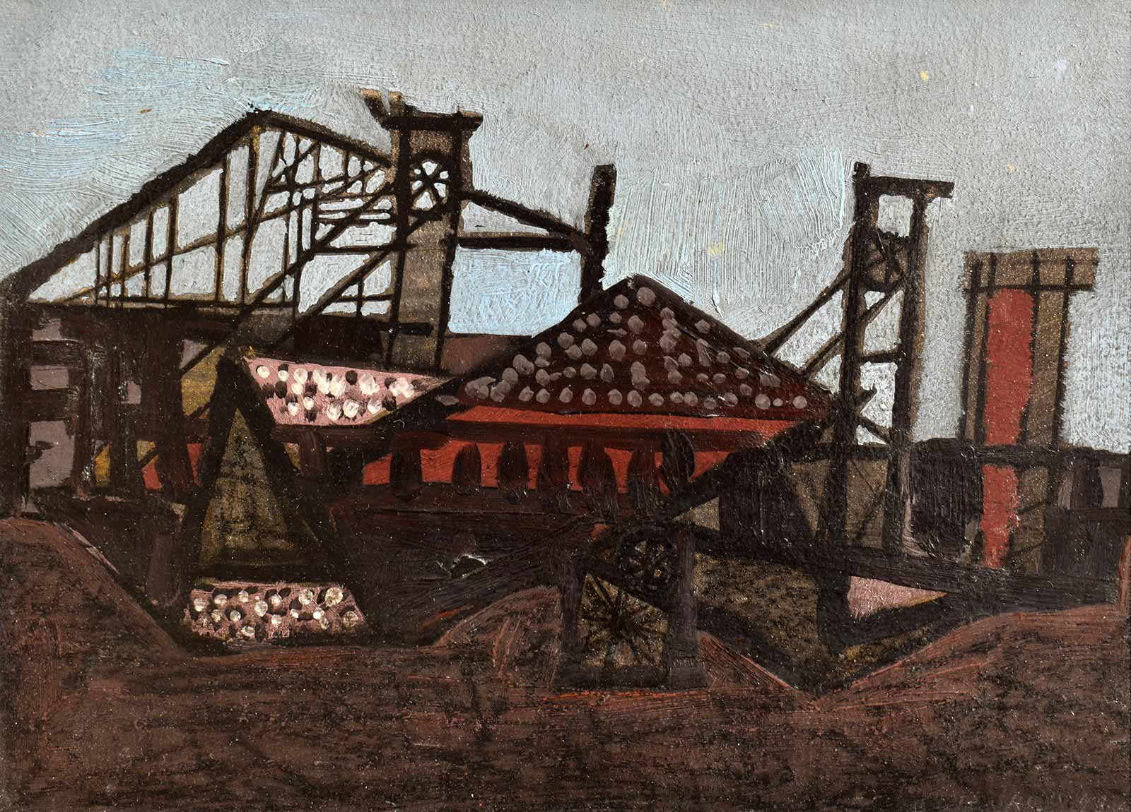 František Gross (1909- 1985) - Těžební věže