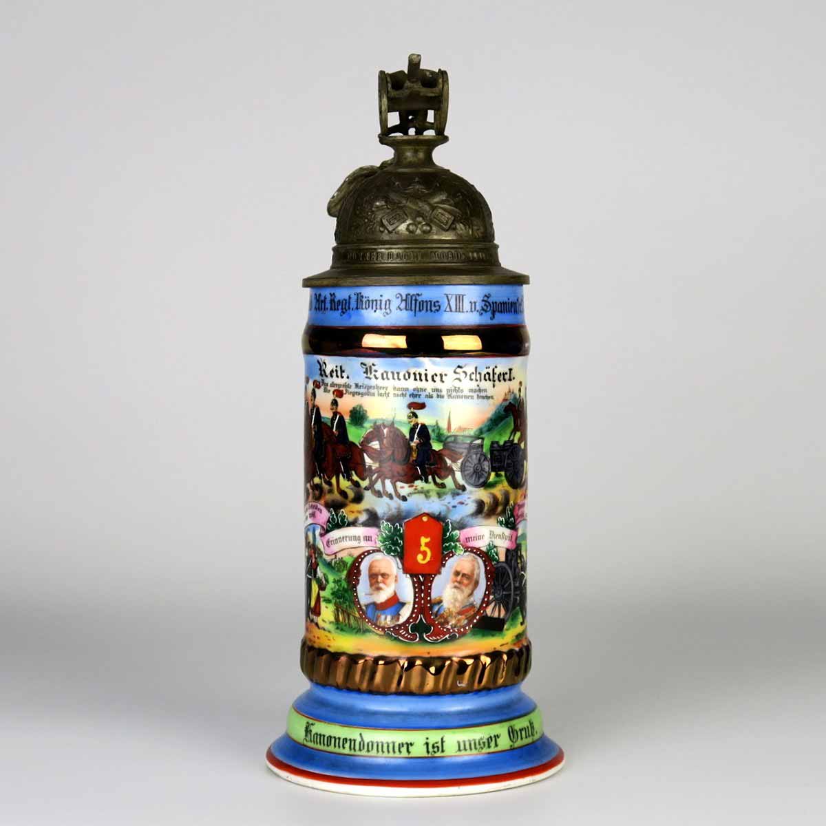 Vojenský "kanonýrský" korbel