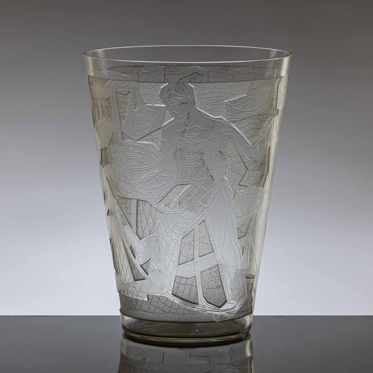 Jaroslav Holeček (1907 - 1982) - Velká váza "Rybáři"