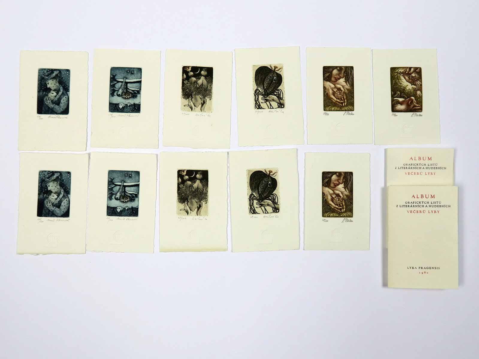 Album grafických listu z literárních a hudebních večerů Lyry 1980 (2x)