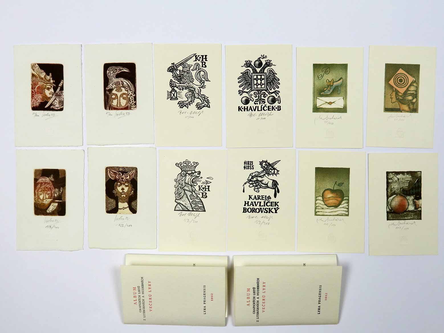 Album grafických listu z literárních a hudebních večerů Lyry 1982 (2x)