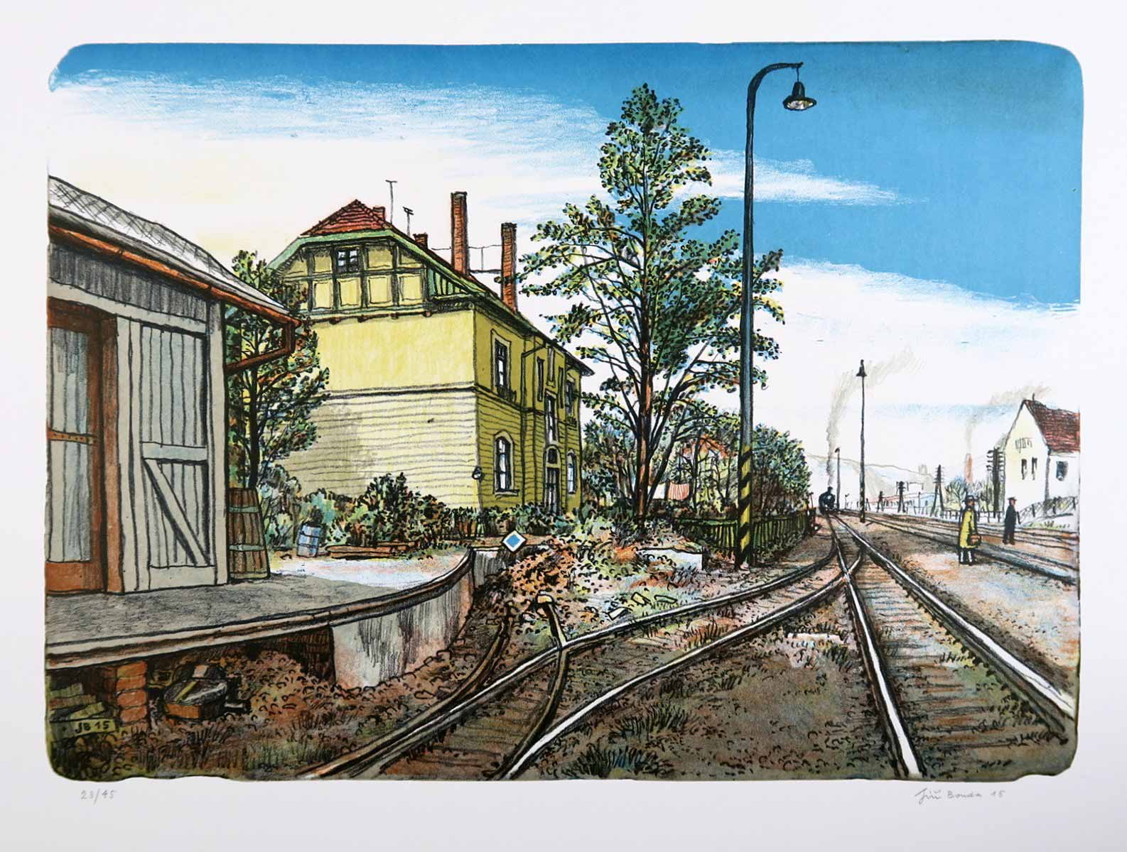 Jiří Bouda (1934 - 2015) - Šturc v Bubenči