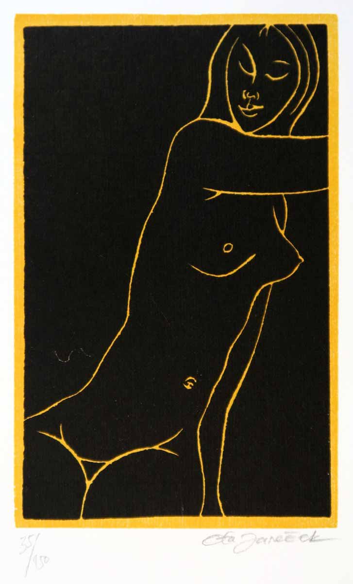 Ota Janeček (1919 - 1996) - Dívčí akt