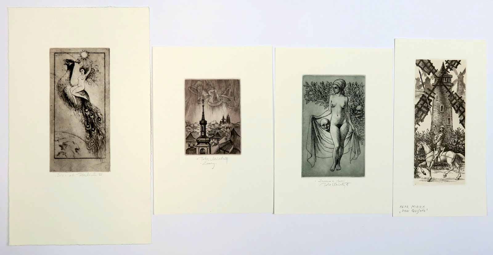 Petr Minka  (1961) - 4 listy - Zvony, Zuzana a starci, Iris, Don Quichote