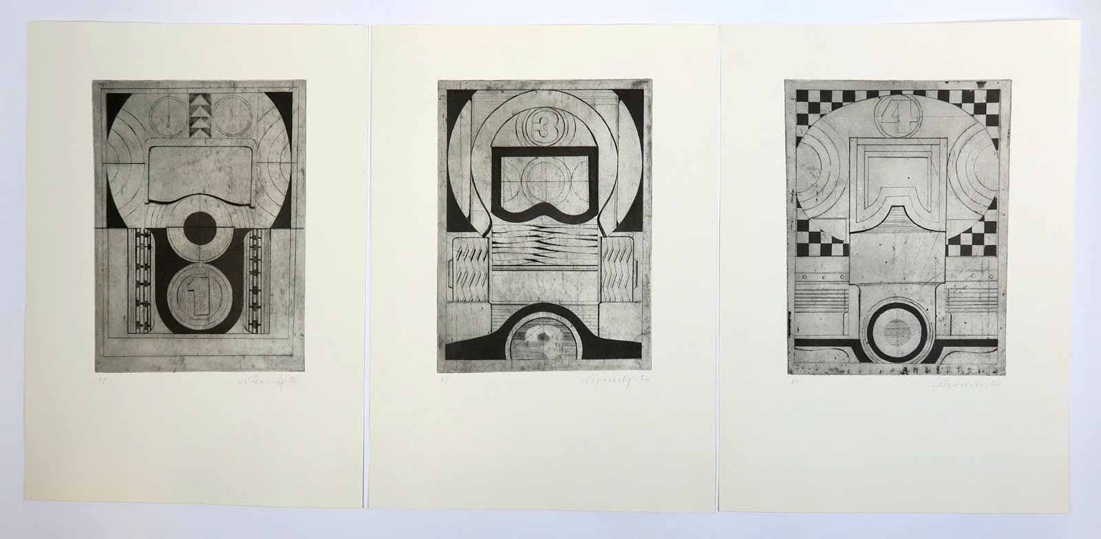 Jiří Nepasický (1934) - 3 listy - Formule 1, 3, 4