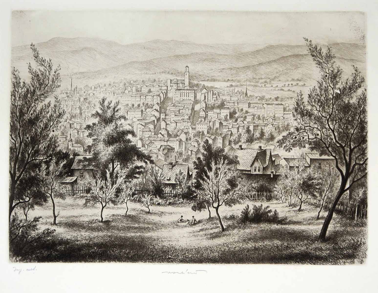 Viktor Vorlíček (1909 - 1976) - 2 listy - Frýdlant v Čechách, Jablonec