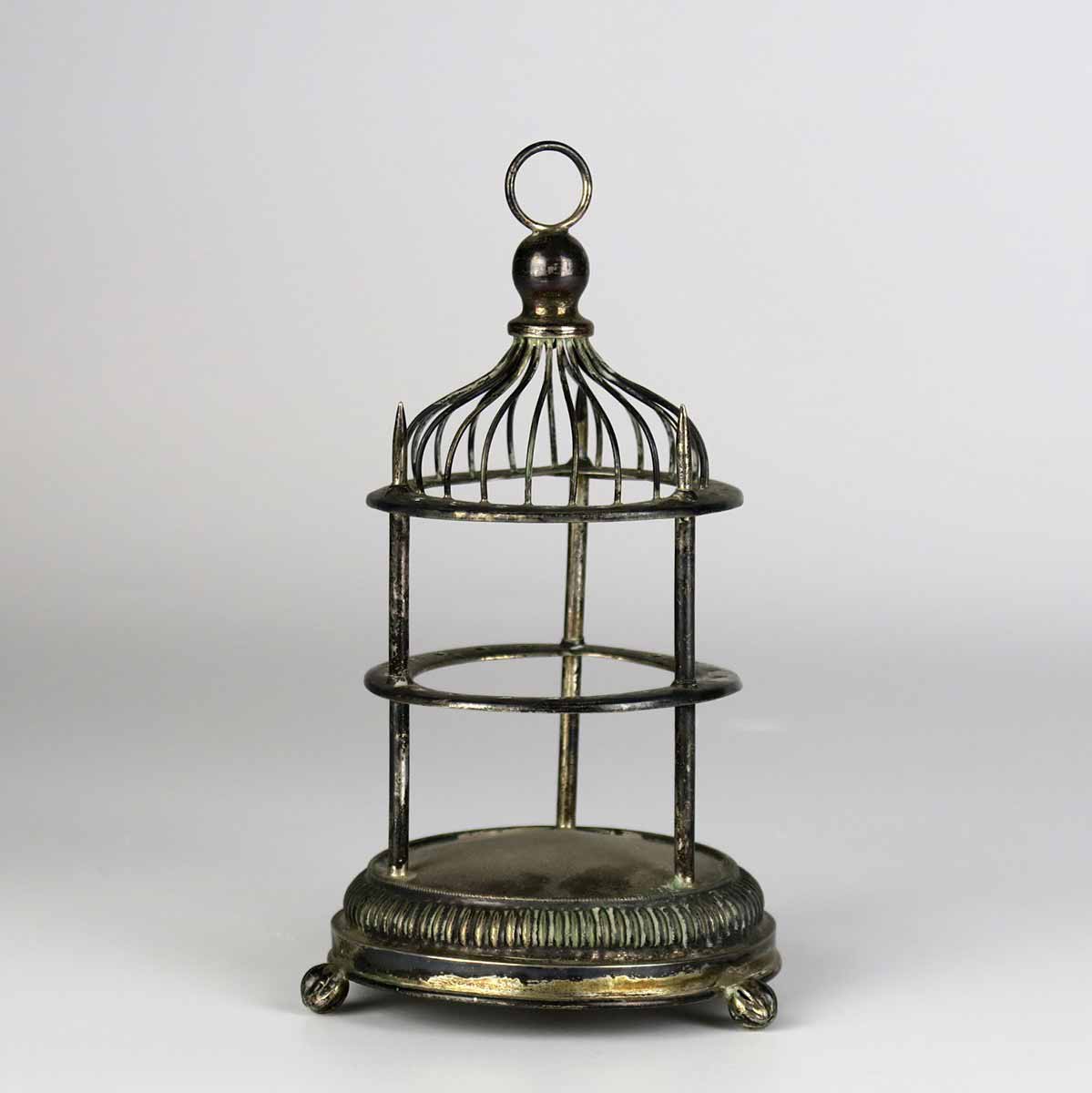 Stříbrná biedermeierová klícka