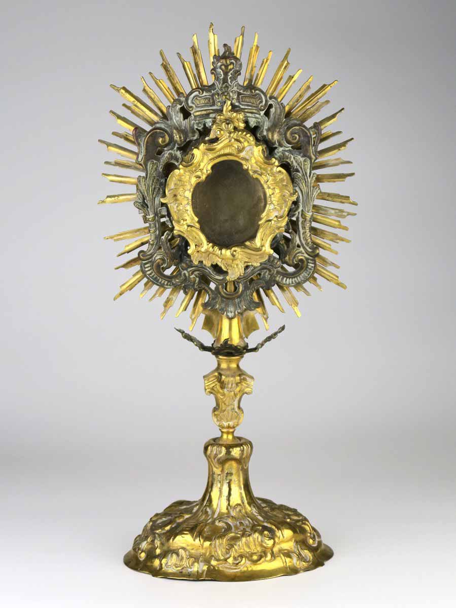 Rokoková sluncová monstrance
