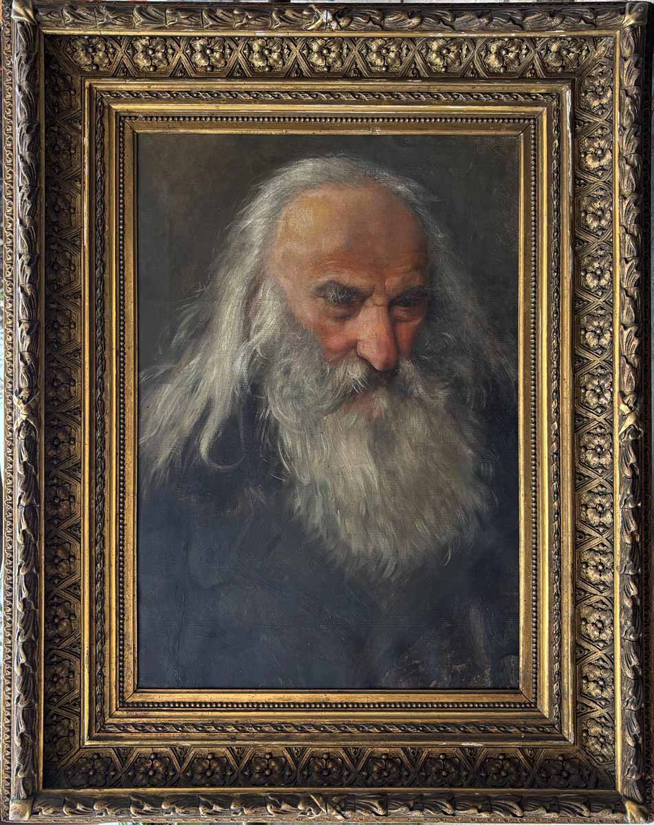 Portrét vousatého starce