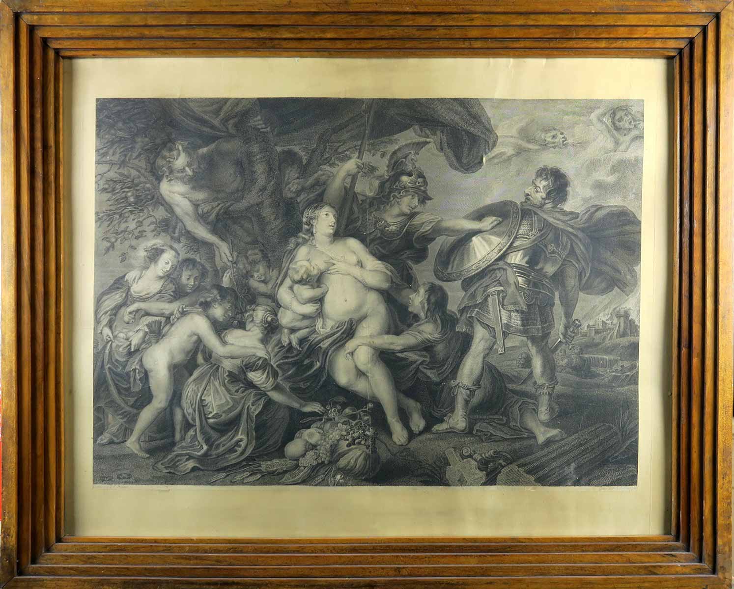 B. H. Henriquez podle P. P. Rubense - Minerva chrání mír před Marsem